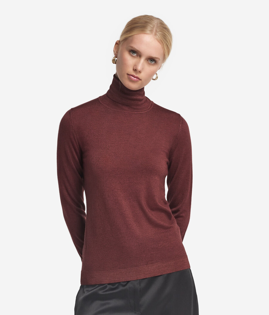 ultrafeiner kaschmir-rollkragenpullover