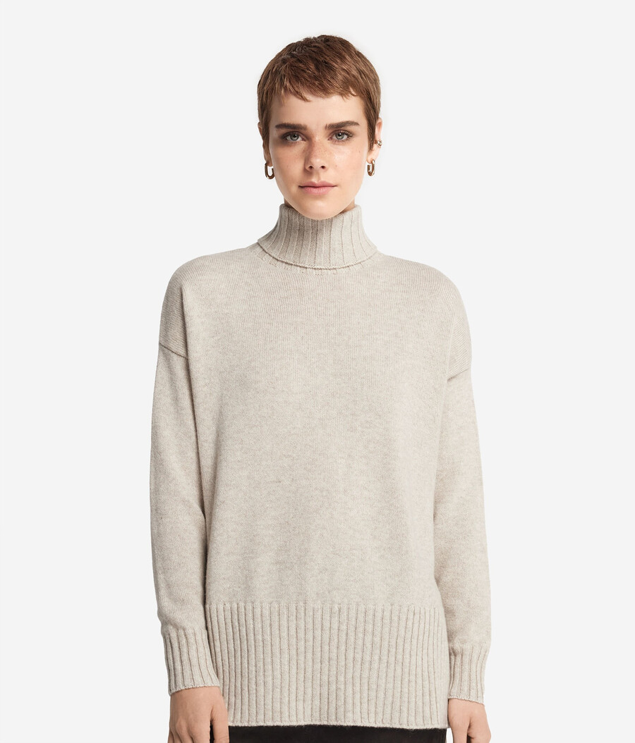 ultraweicher kaschmir-rollkragenpullover