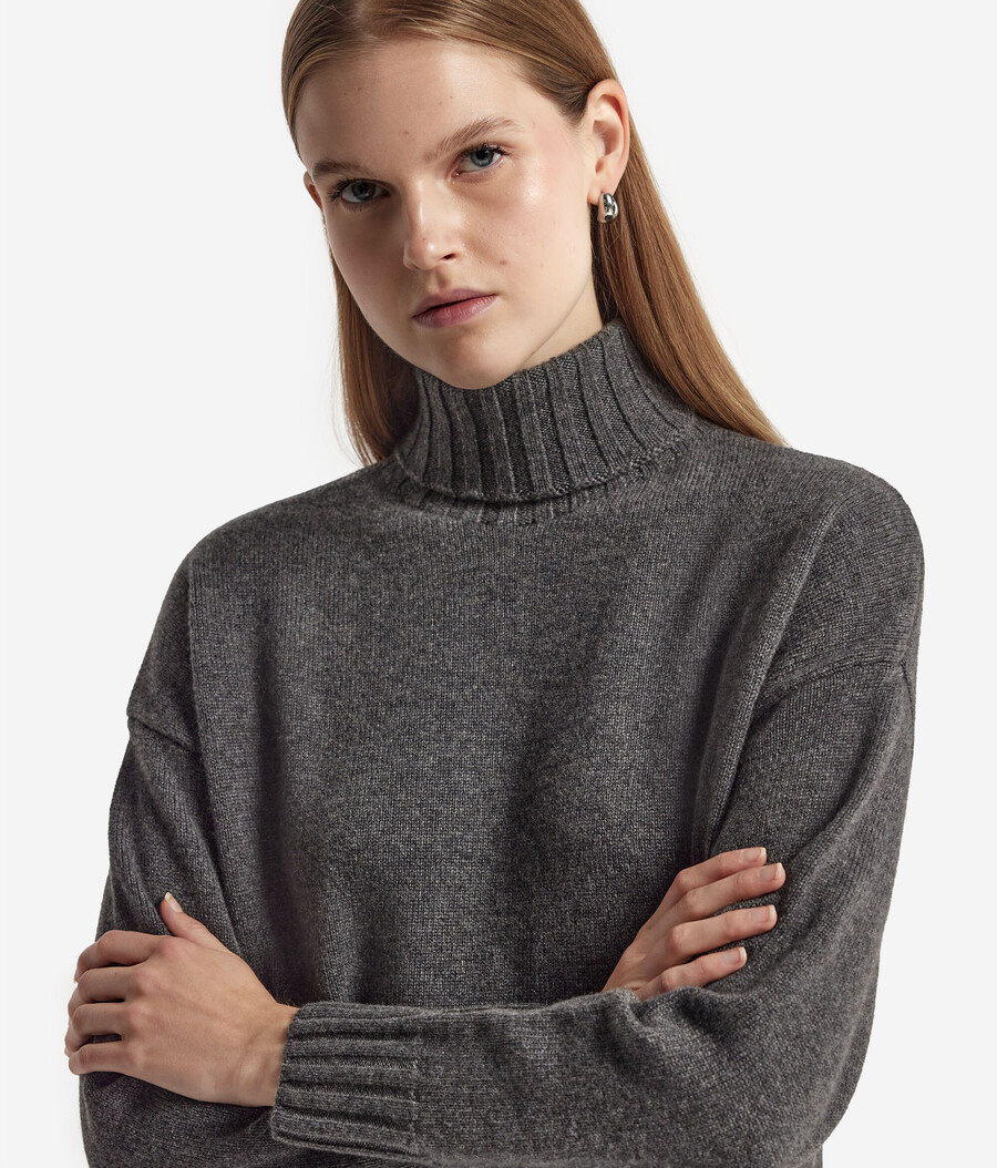 ultraweicher kaschmir-rollkragenpullover