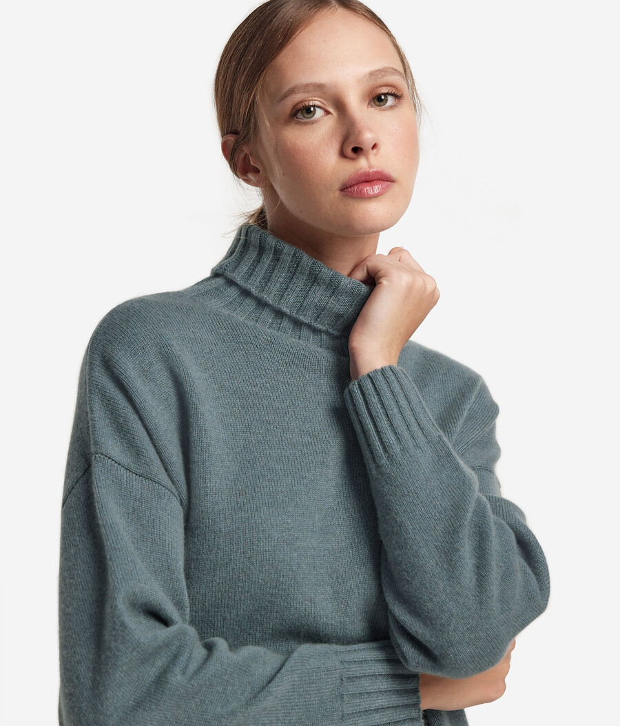 ultraweicher kaschmir-rollkragenpullover