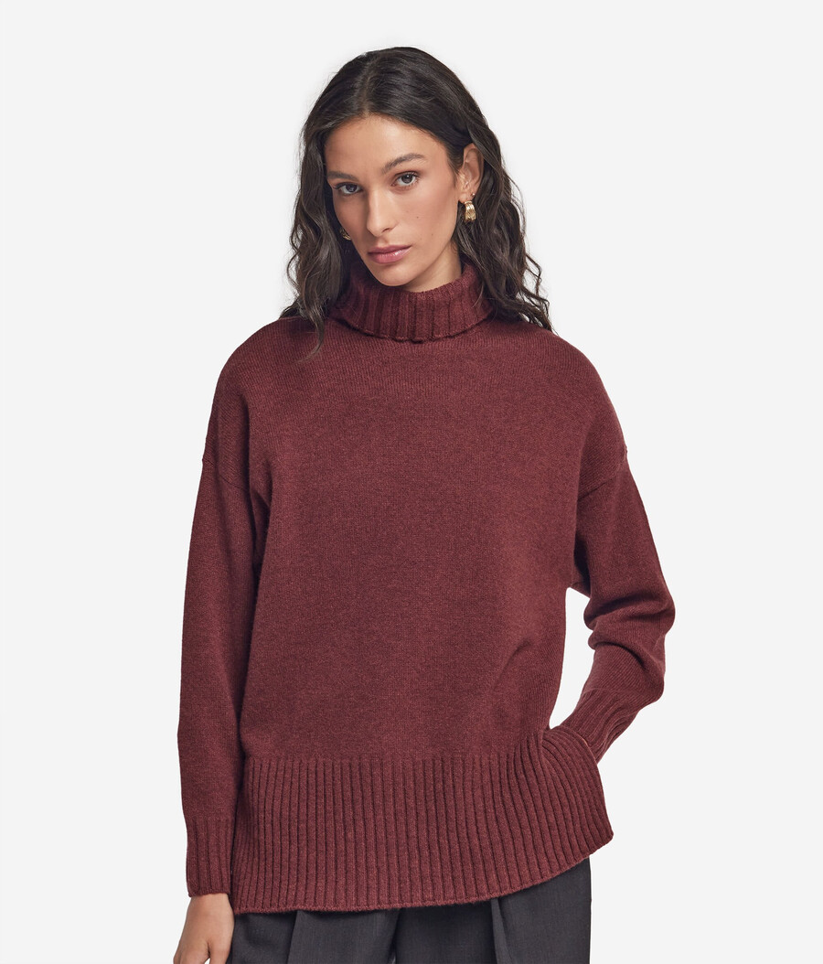 ultraweicher kaschmir-rollkragenpullover