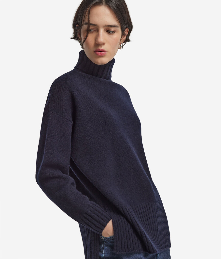 ultraweicher kaschmir-rollkragenpullover