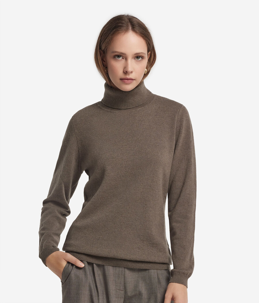 ultraweicher kaschmir-rollkragenpullover