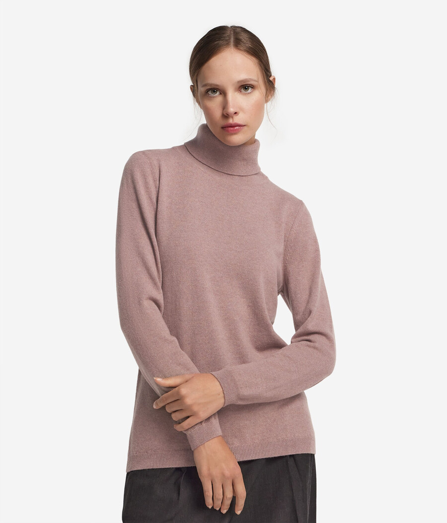 ultraweicher kaschmir-rollkragenpullover