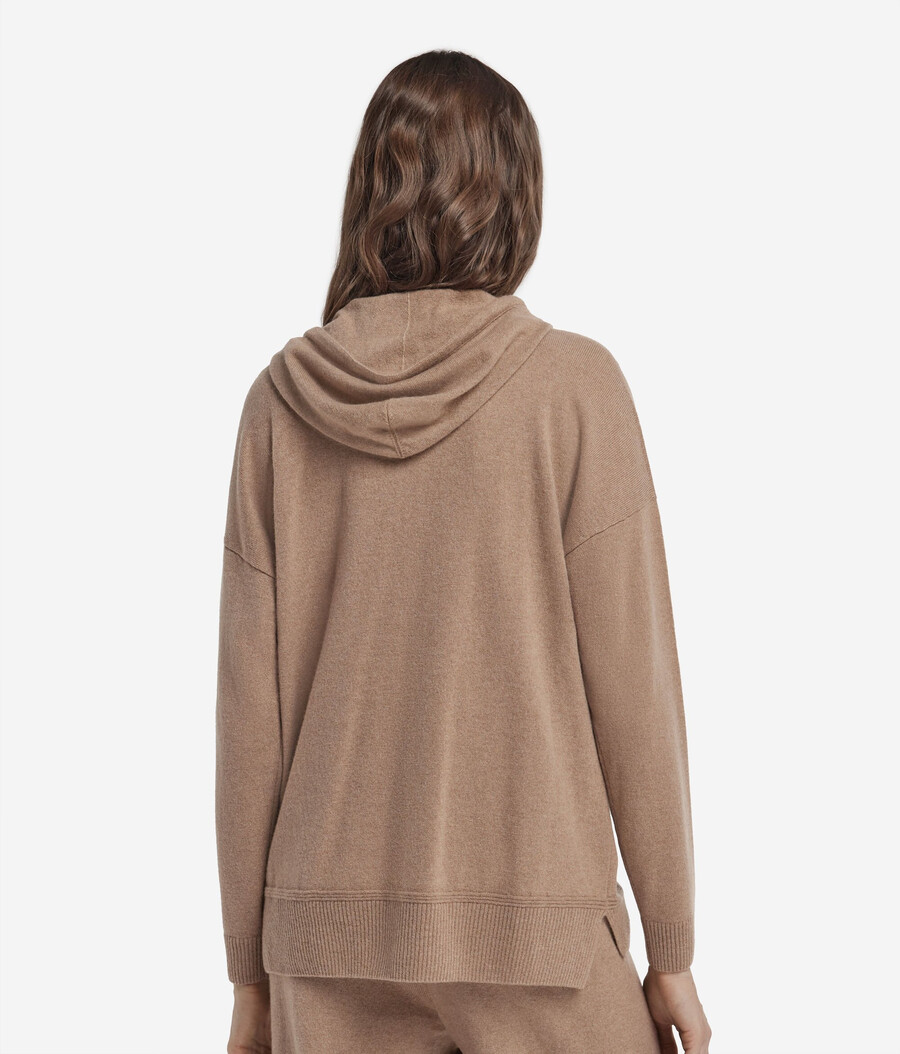 kapuzenpullover aus ultraweichem kaschmir