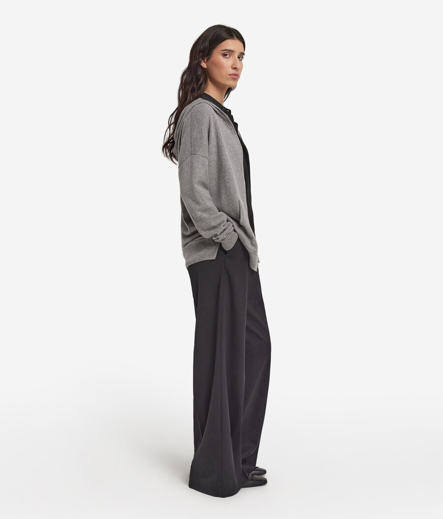 kapuzenpullover aus ultraweichem kaschmir
