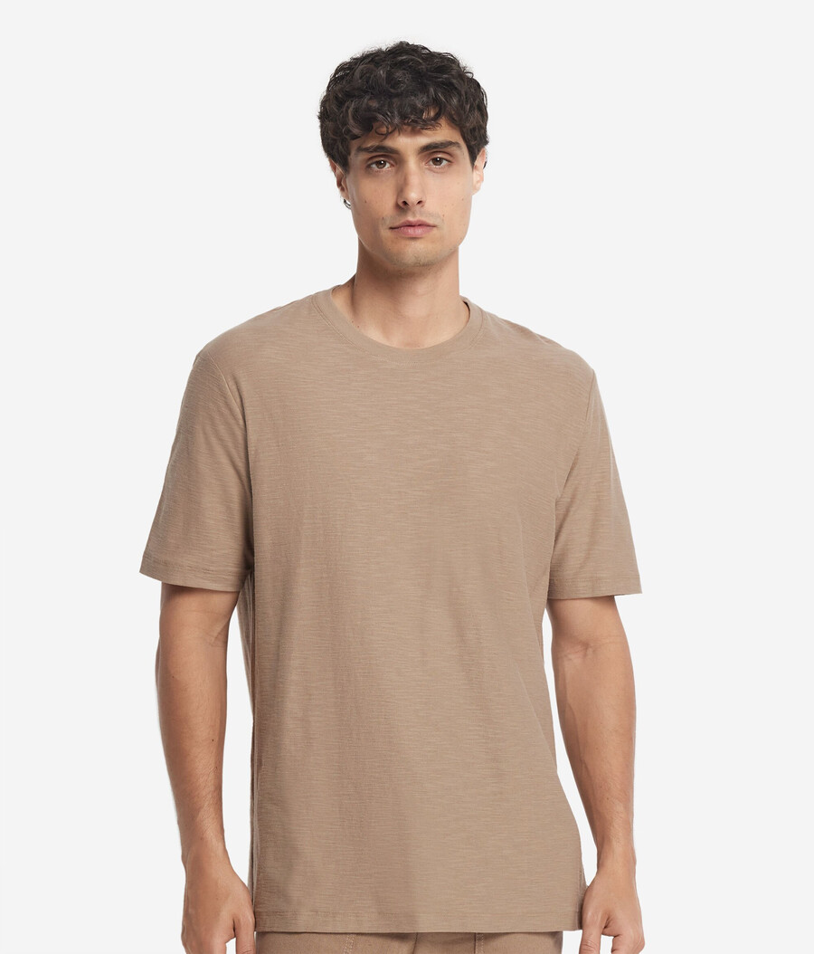 kurzärmeliges t-shirt mit drehnaht