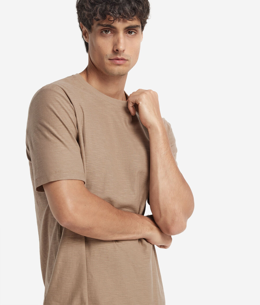 kurzärmeliges t-shirt mit drehnaht