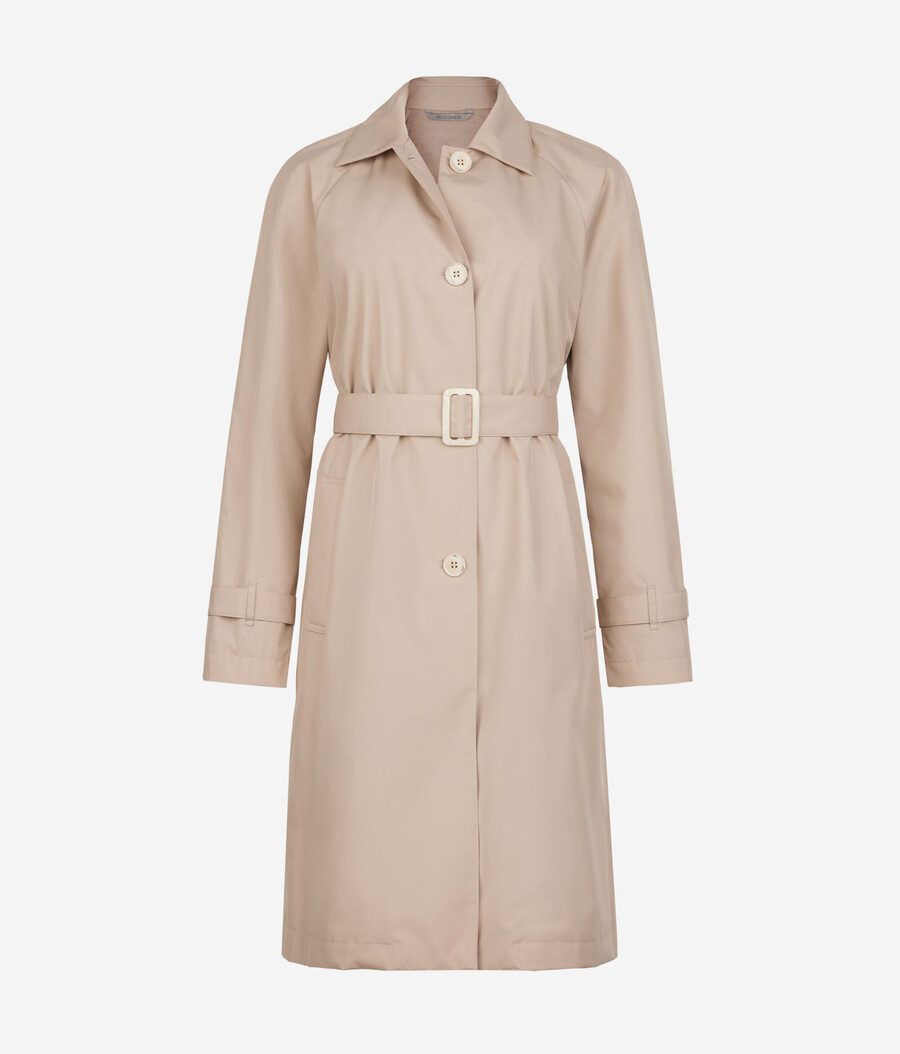 langer technischer trenchcoat