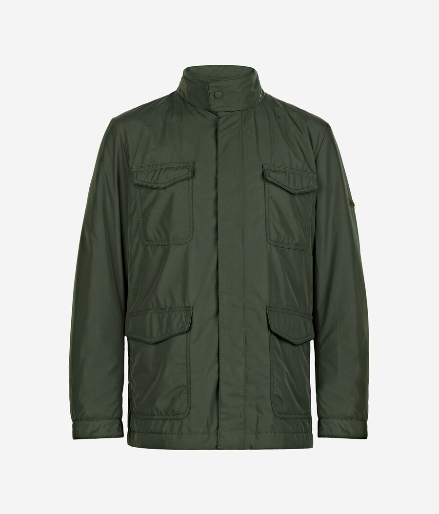 safarijacke aus kaschmir-funktionsgewebe