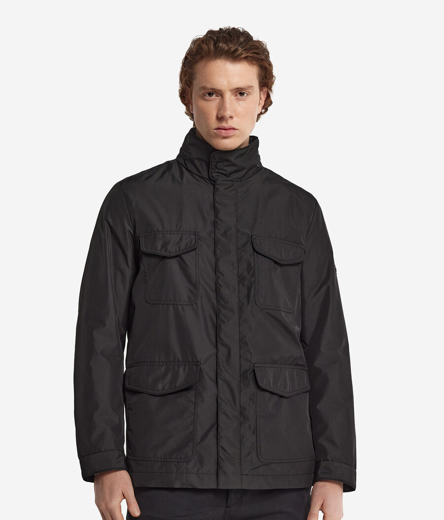 safarijacke aus kaschmir-funktionsgewebe
