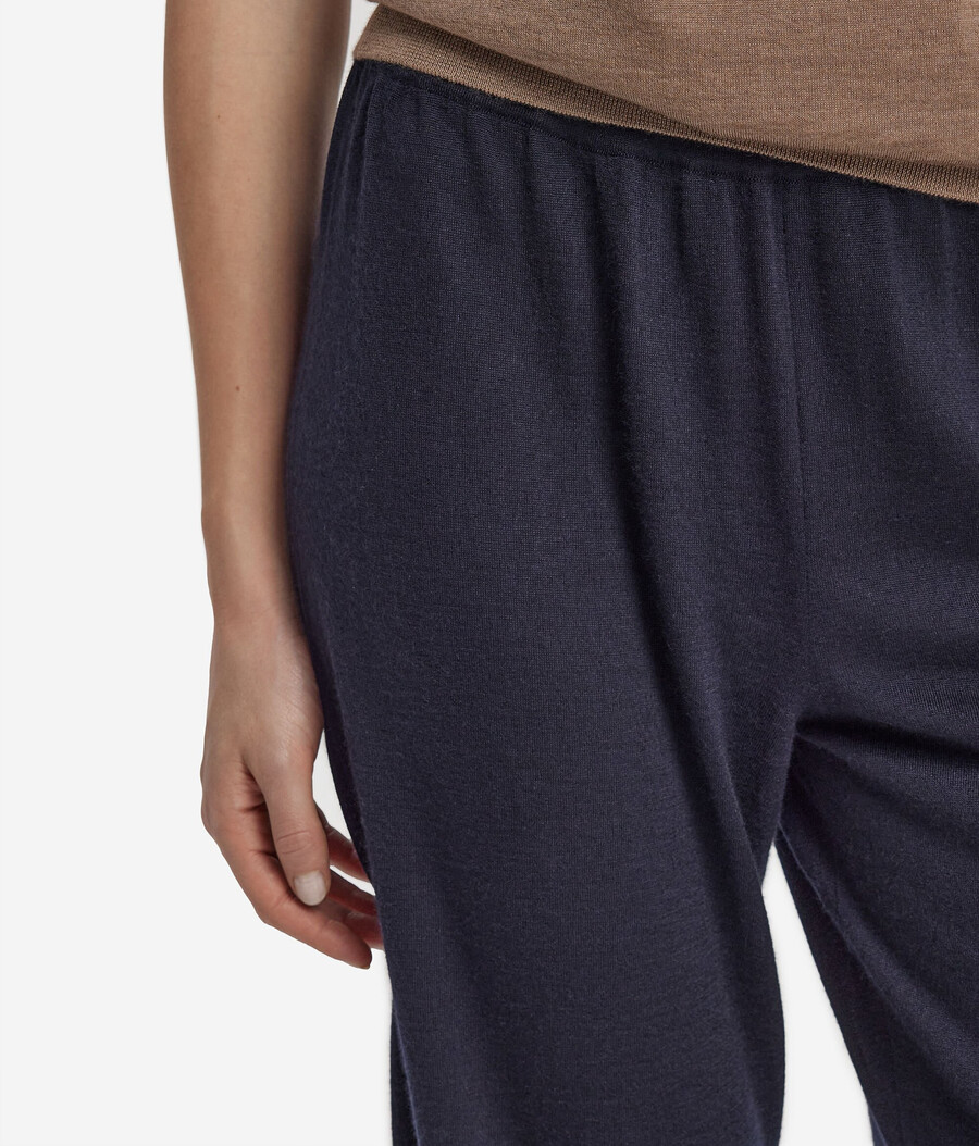 palazzo-hose aus ultrafeinem kaschmir