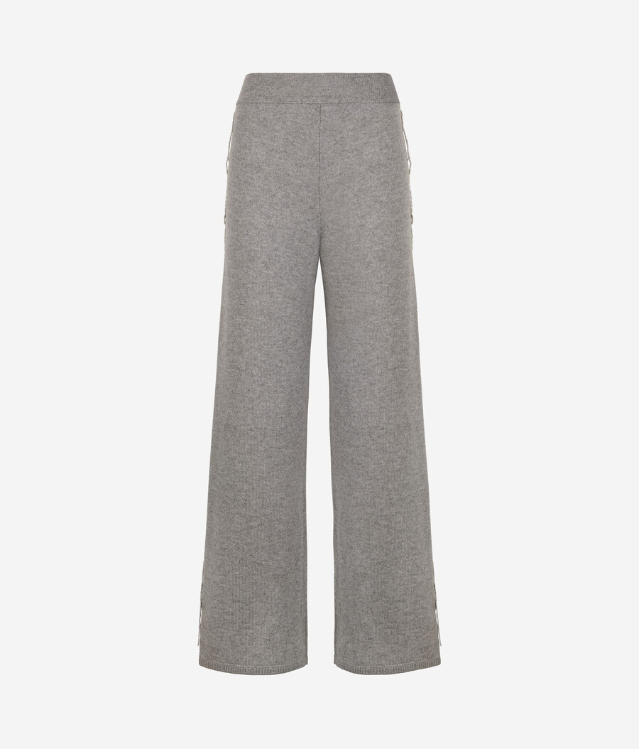 kaschmirhose mit fransen